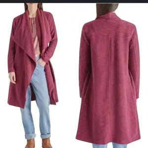 Steve madden woman's slub knit jacket with an open front nwot